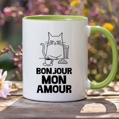 Bonjour Mon Amour Tasse