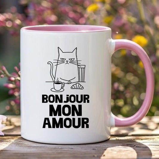 Bonjour Mon Amour Tasse