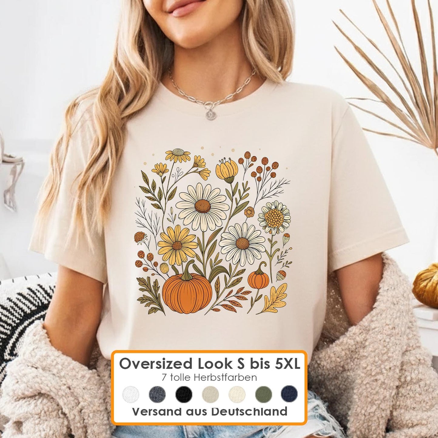 Florales Herbst Shirt