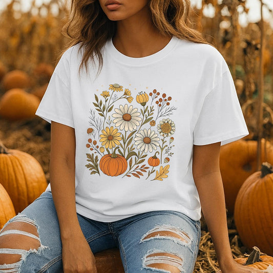 Florales Herbst Shirt