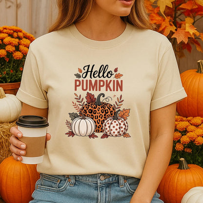 Hello Pumpkin Shirt Halloween