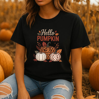 Hello Pumpkin Shirt Halloween