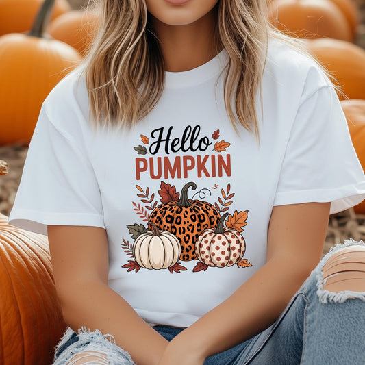 Hello Pumpkin Shirt Halloween
