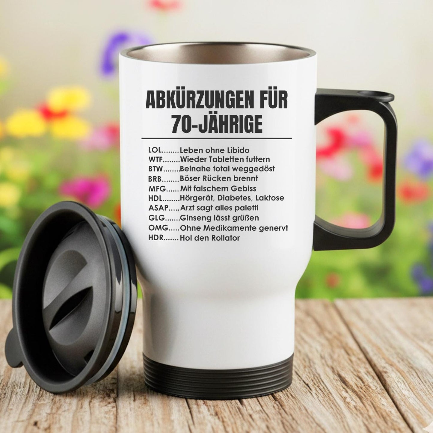 Lustige Tasse 70. Geburtstag